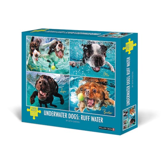 Underwater Dogs: Ruff Water 1,000 Piece Jigsaw Puzzle